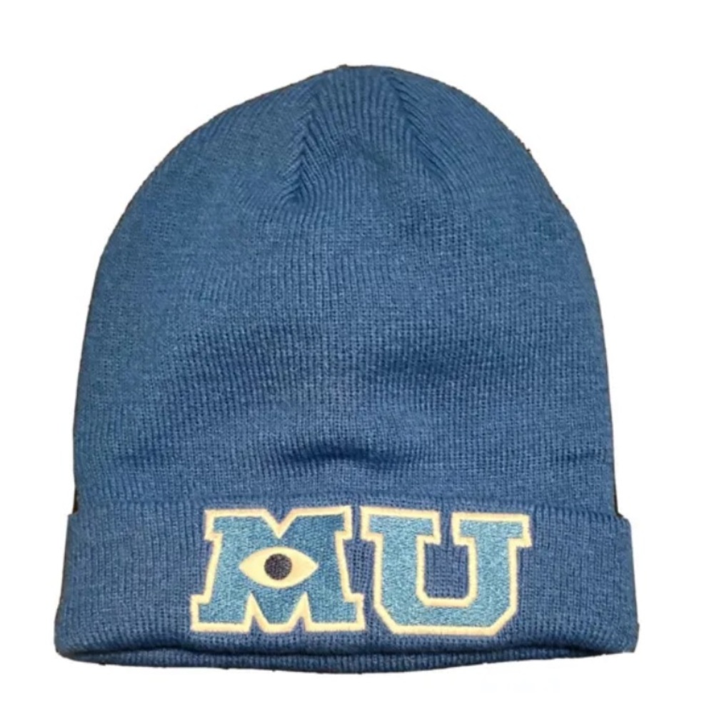 Knit hat monsters inc